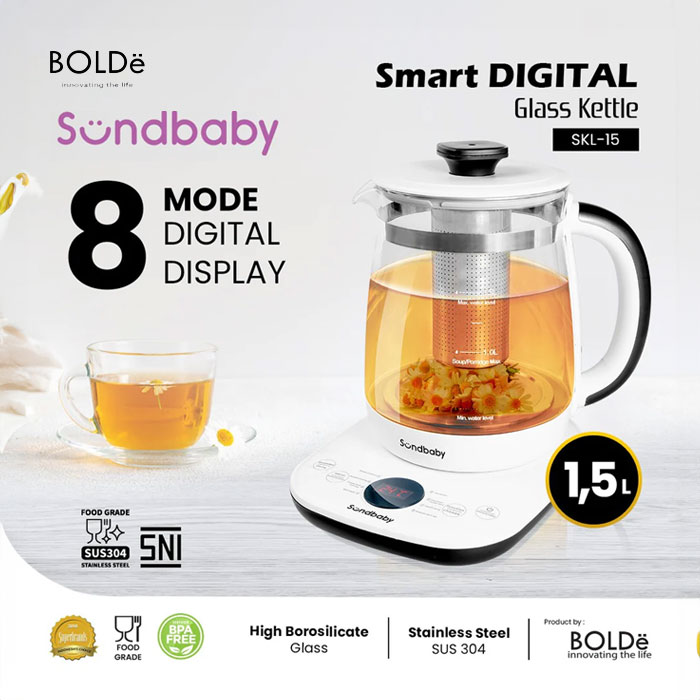Bolde Smart Digital Glass Kettle